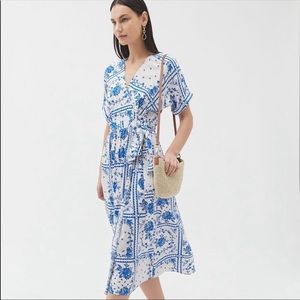 Urban Outfitters Gabrielle Floral Wrap Dress